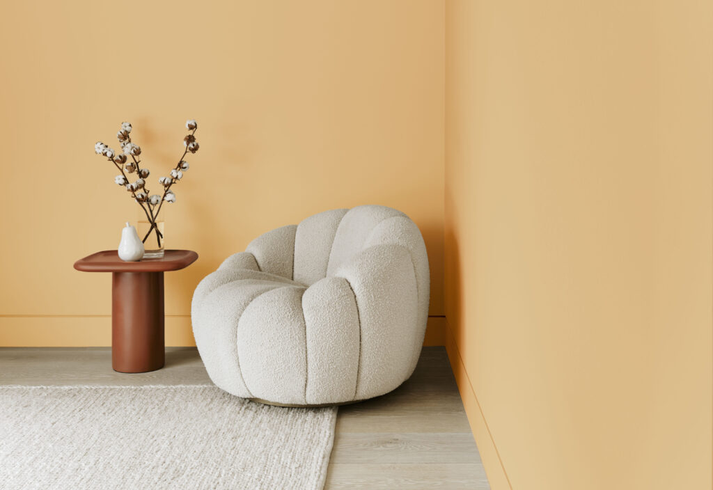 A stylish chair with a coffee table - Pakistan